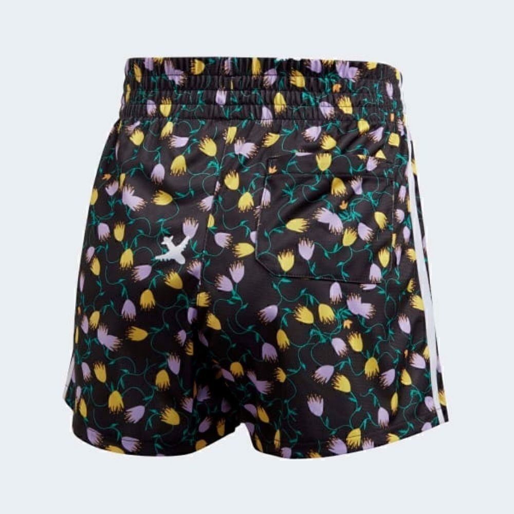 AdidasâOriginals APOâFloralâPrintedâShortsâBlack - Picture 10 of 14